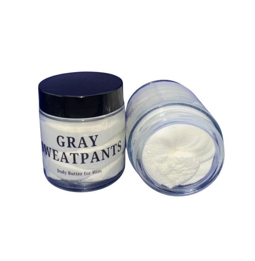 Gray Sweatpants Whipped Body Butter for HIM🩶