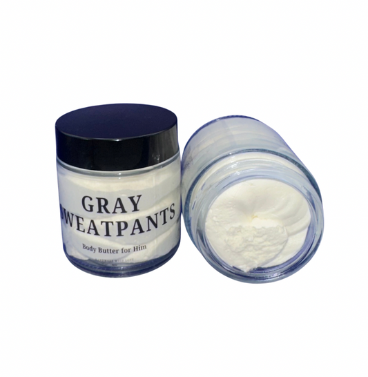 Gray Sweatpants Whipped Body Butter for HIM🩶